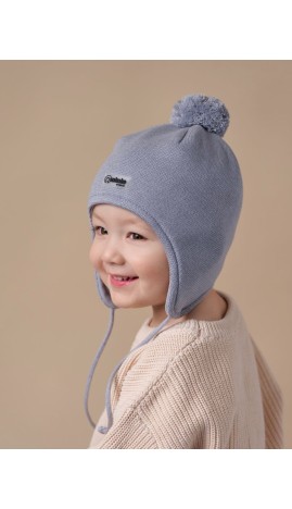 ДШЗ-22011 Шапка детская, серый мулине